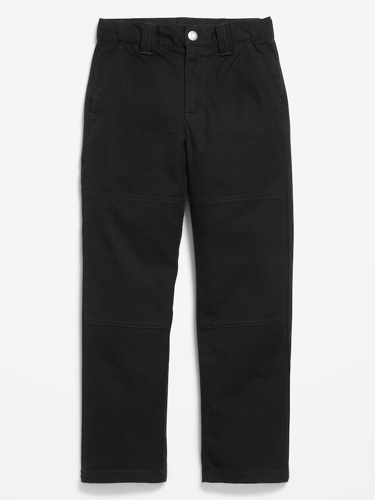 Canvas Straight-Leg Utility Pants for Boys