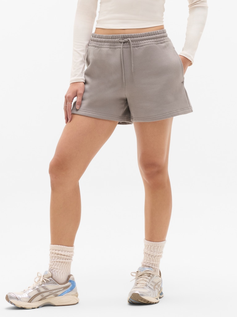 Forever Fleece Mid Rise 4" Short