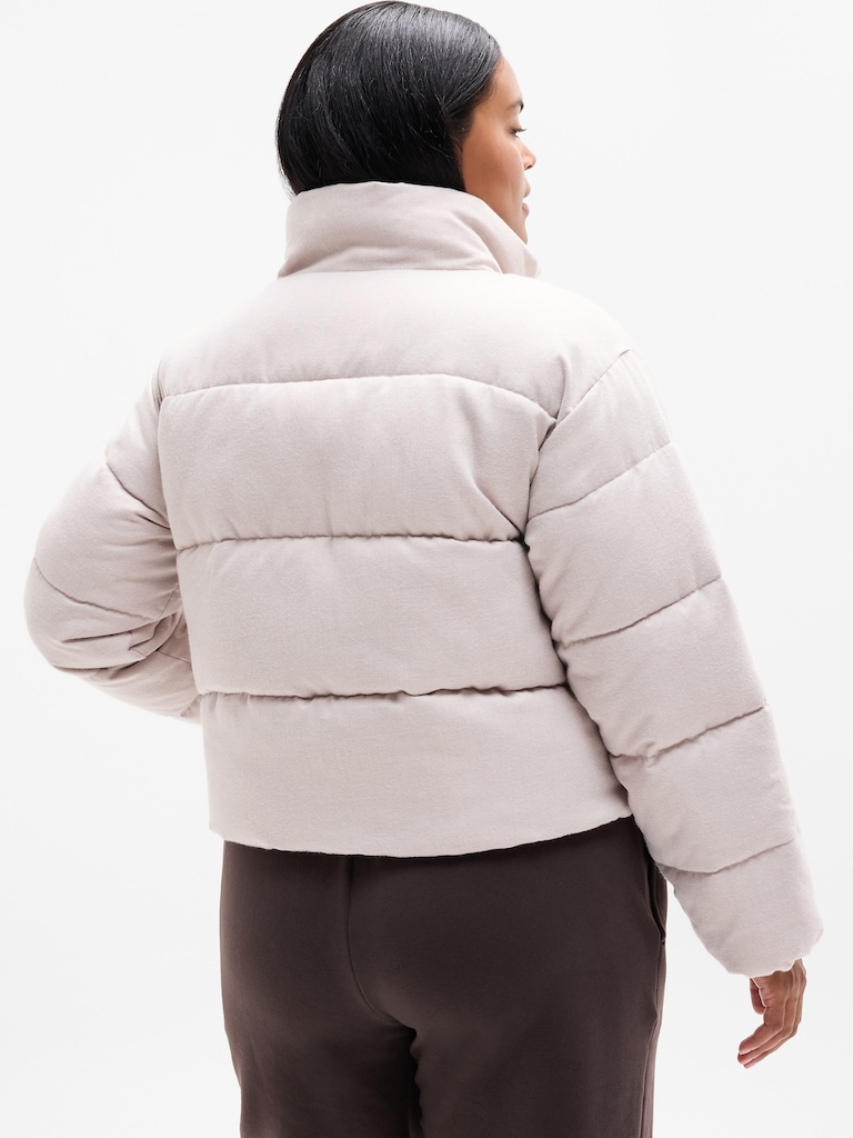 Halo Flannel Puffer Jacket