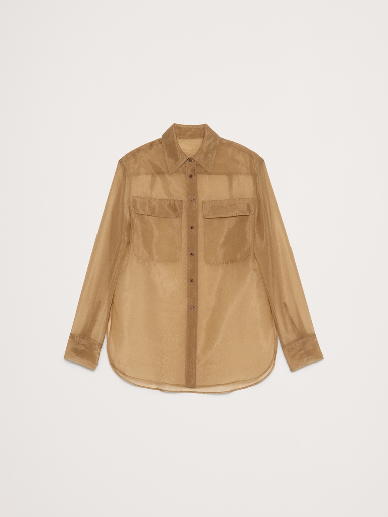 Organza Utility Shirt