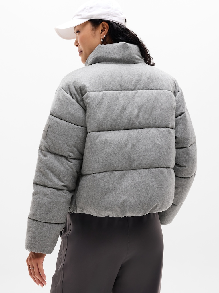 Halo Flannel Puffer Jacket