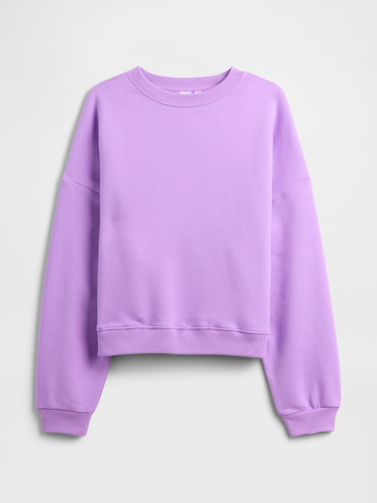 Relaxed Wedge Crewneck Sweatshirt