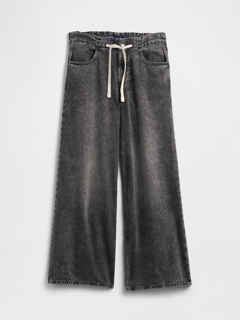 Mid Rise Pull-On SuperLight Baggy Jeans