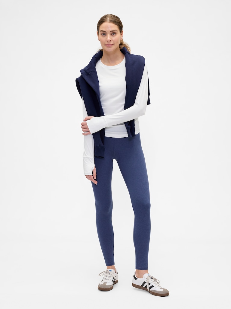 GapFit Brushed Jersey Ruched T-Shirt