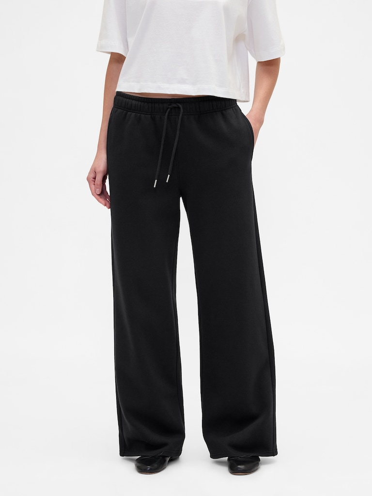 Relaxed Straight-Leg Sweatpants
