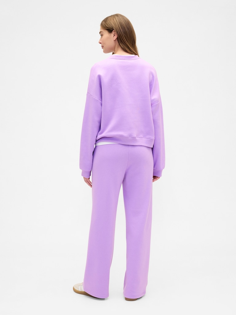 Relaxed Straight-Leg Sweatpants