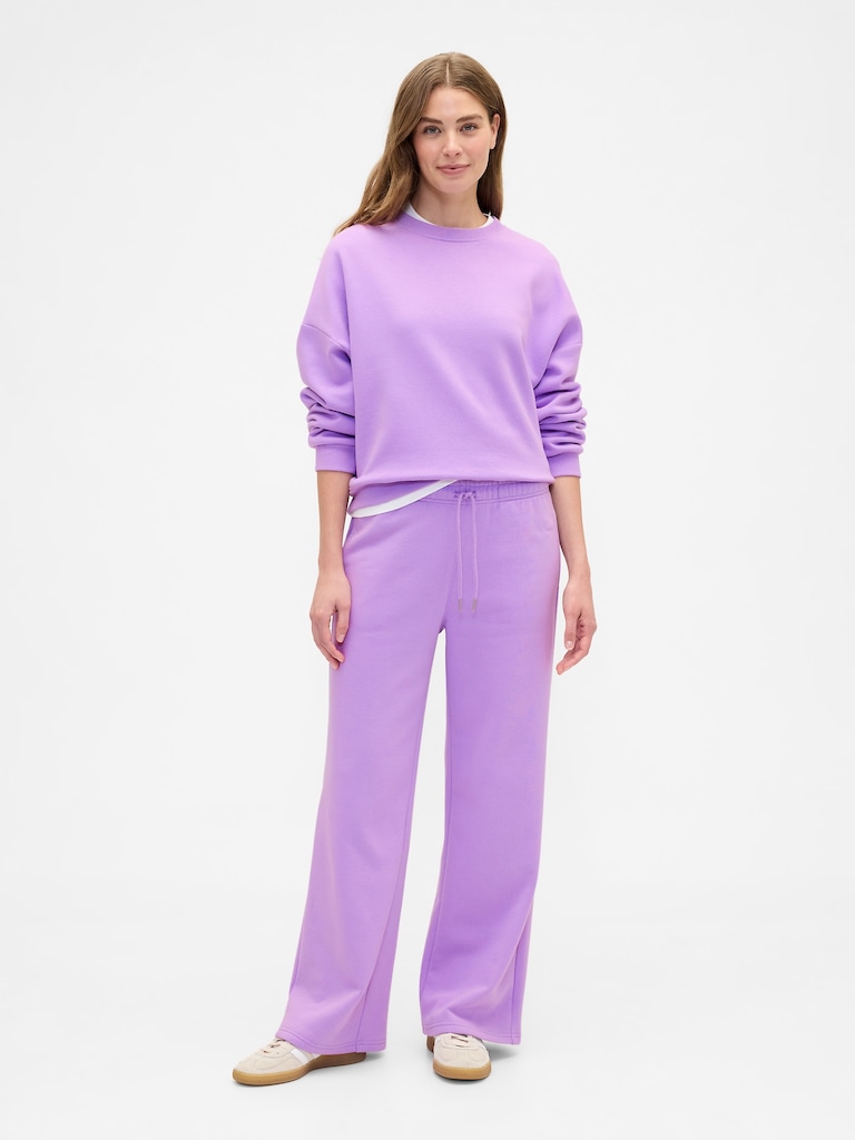 Relaxed Wedge Crewneck Sweatshirt