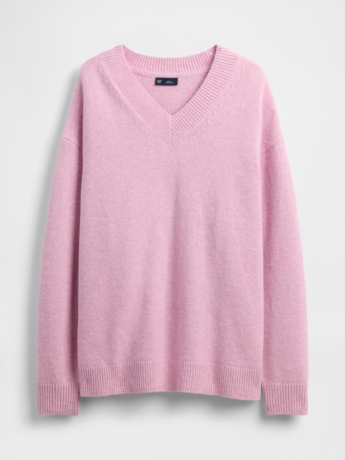 CashSoft Oversized V-Neck Sweater