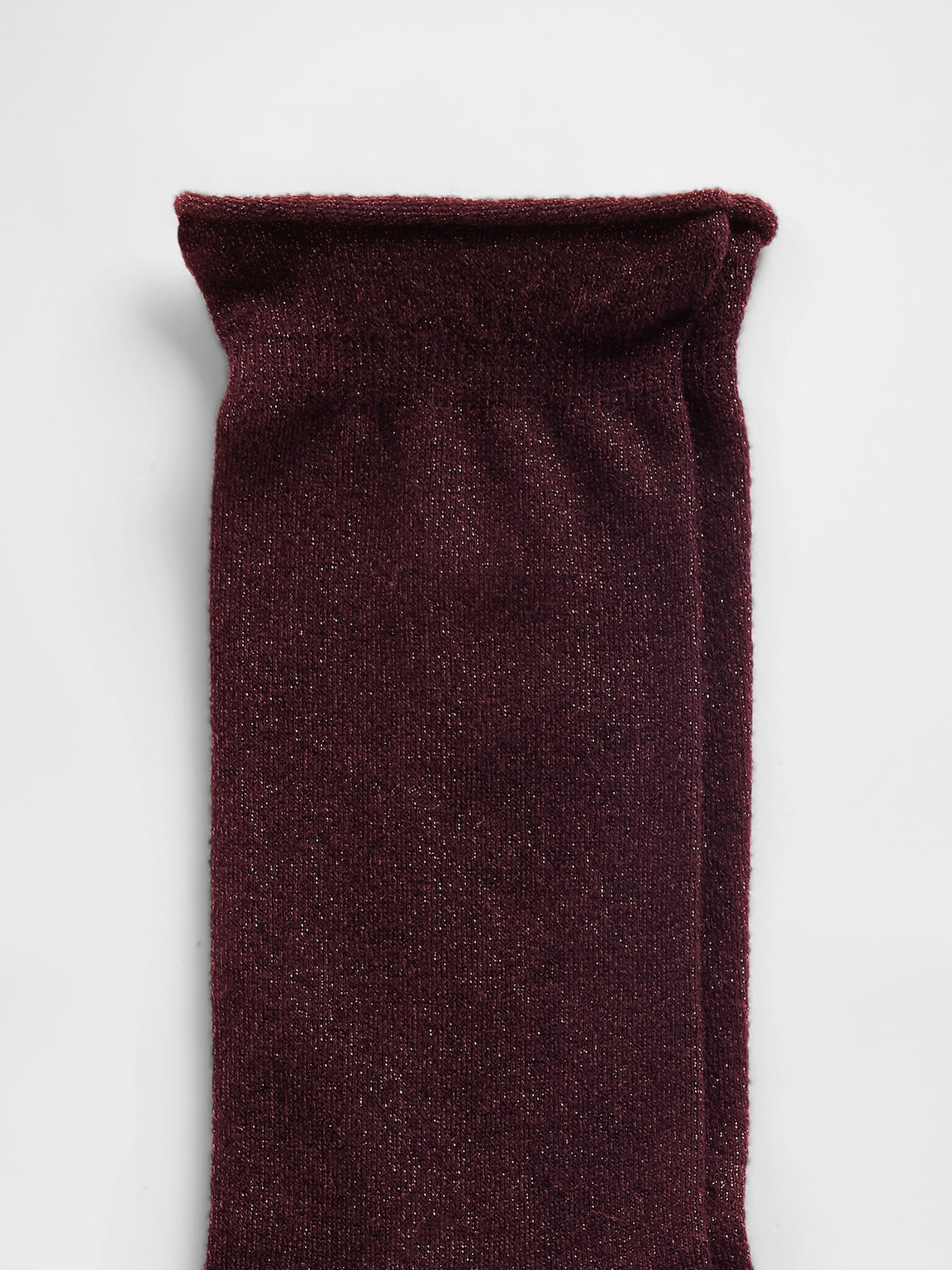 Shimmer Ruffle Crew Socks