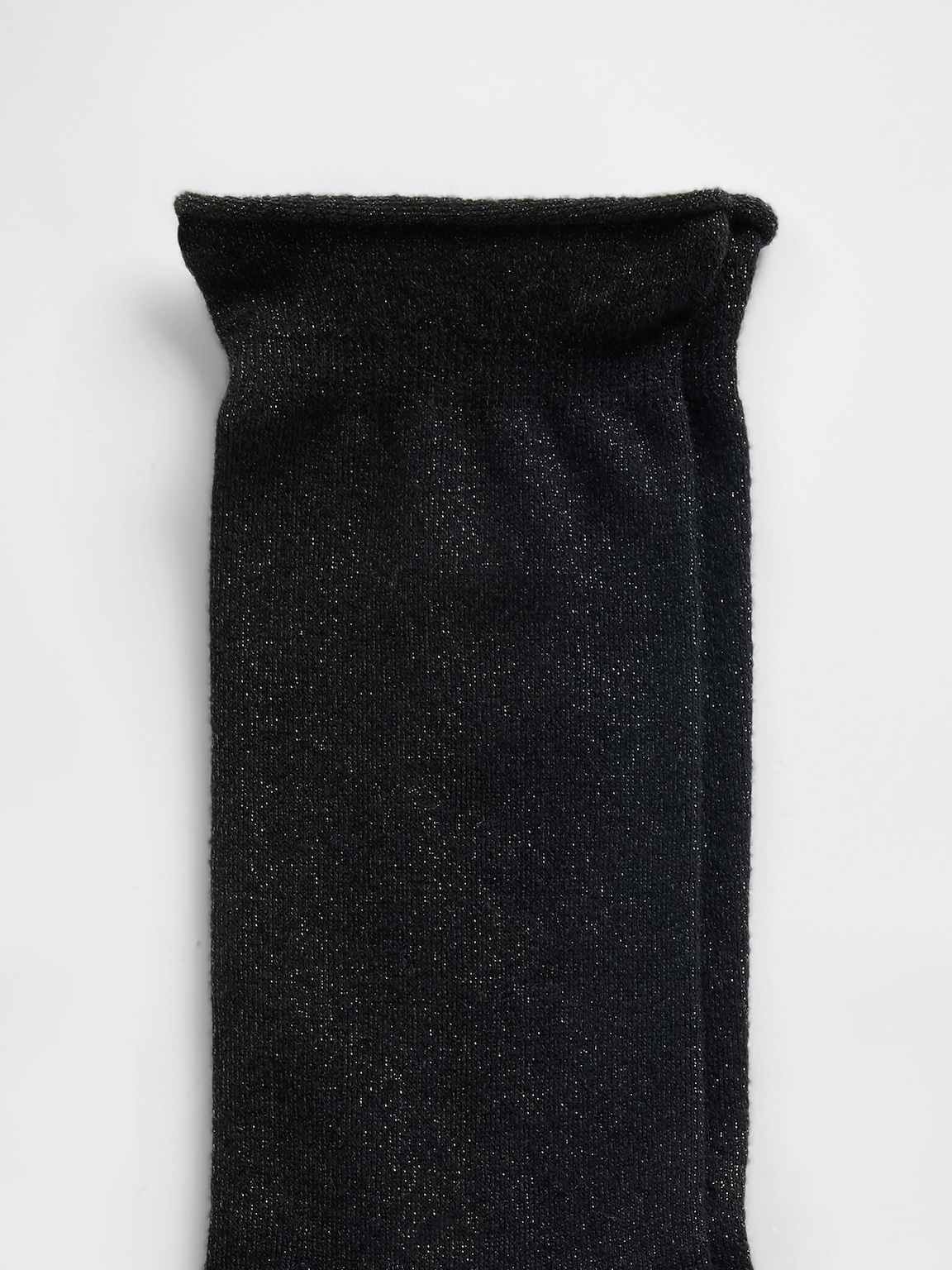 Shimmer Ruffle Crew Socks