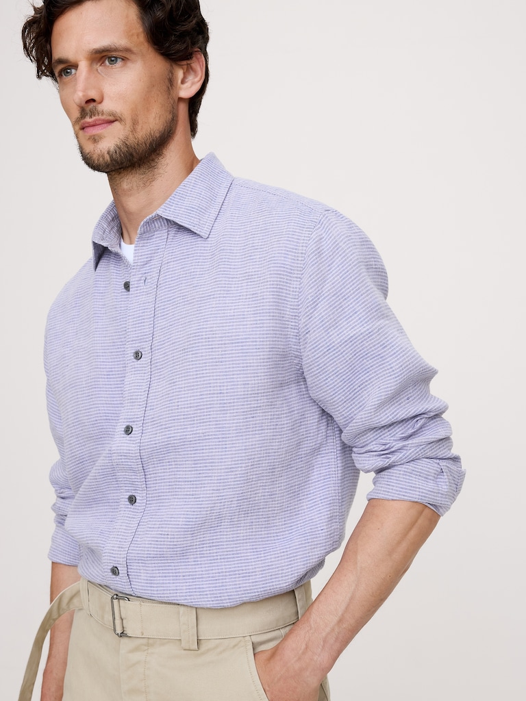 Standard-Fit Linen Shirt