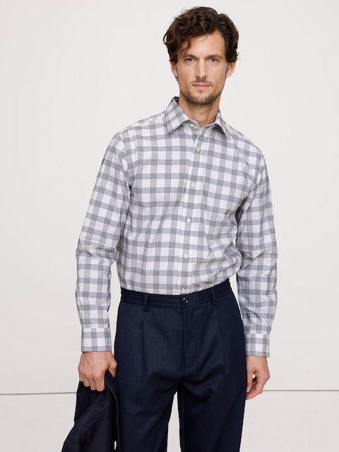 Men's Gray Dress Shirts | Banana Republic Men's Gray Dress Shirts | Banana Republic