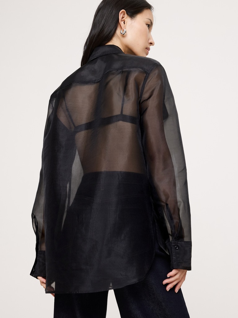 Organza Utility Shirt