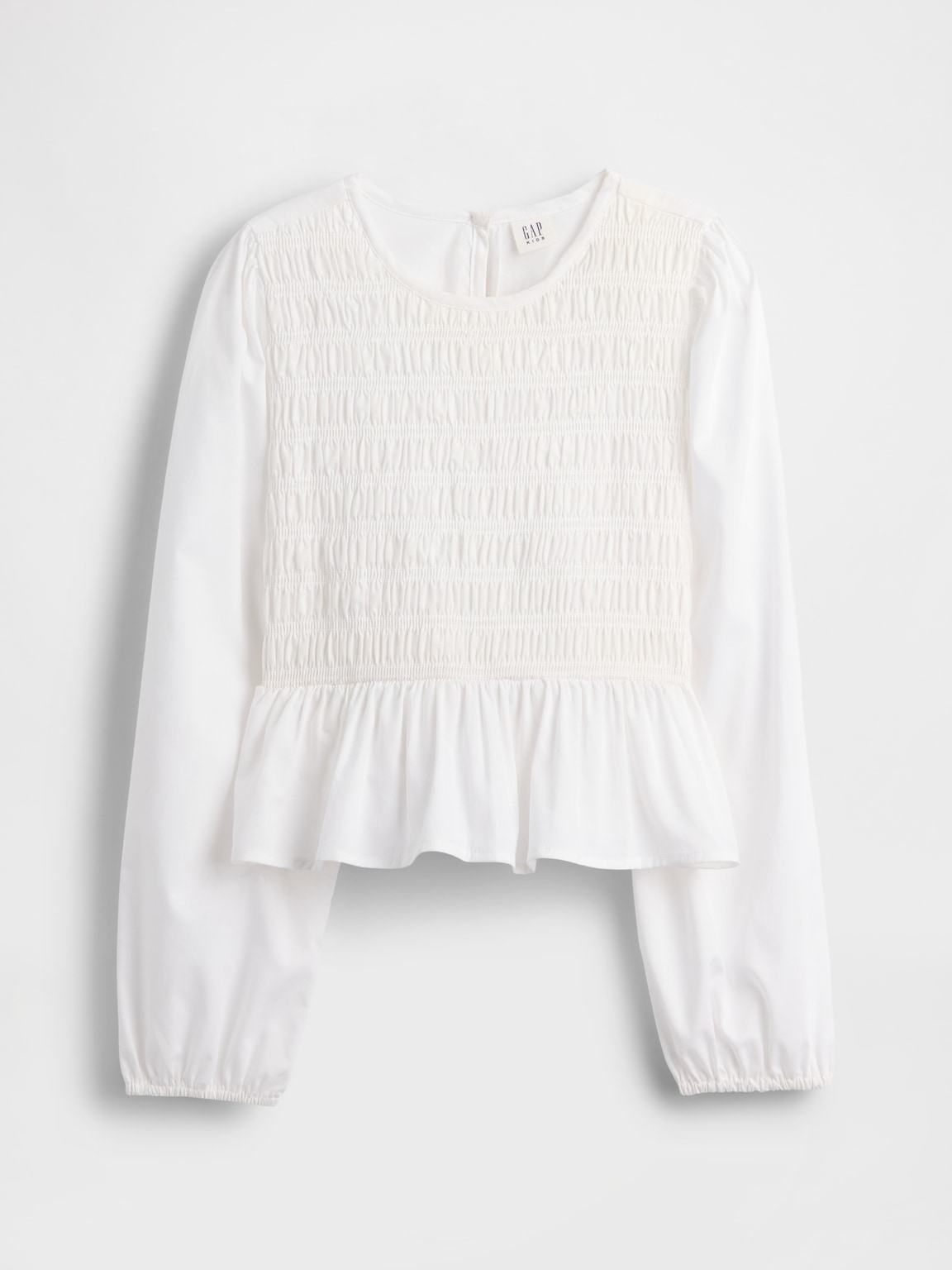 Kids Smocked Peplum Top