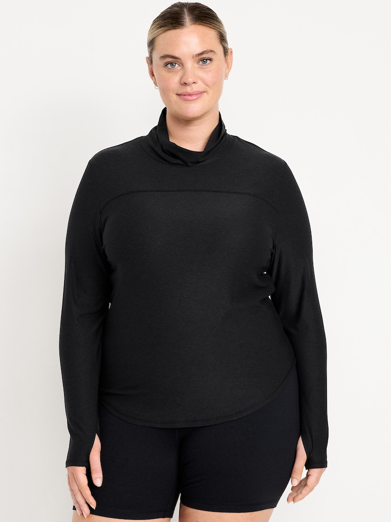 CloudMotion Funnel Neck Top