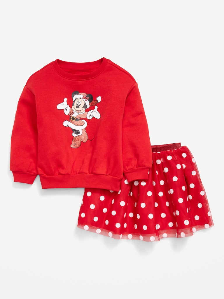 Disney© Graphic Sweatshirt and Tutu Skirt Set for Toddler Girls