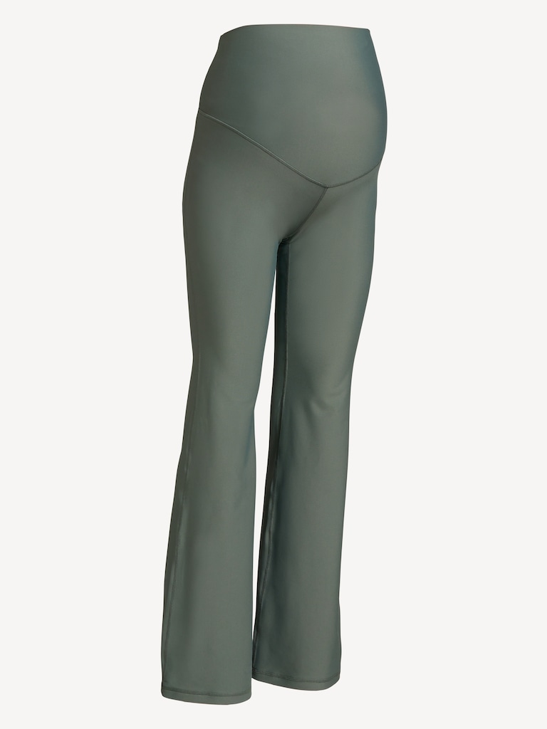 Maternity Full-Panel PowerSoft Flare Leggings