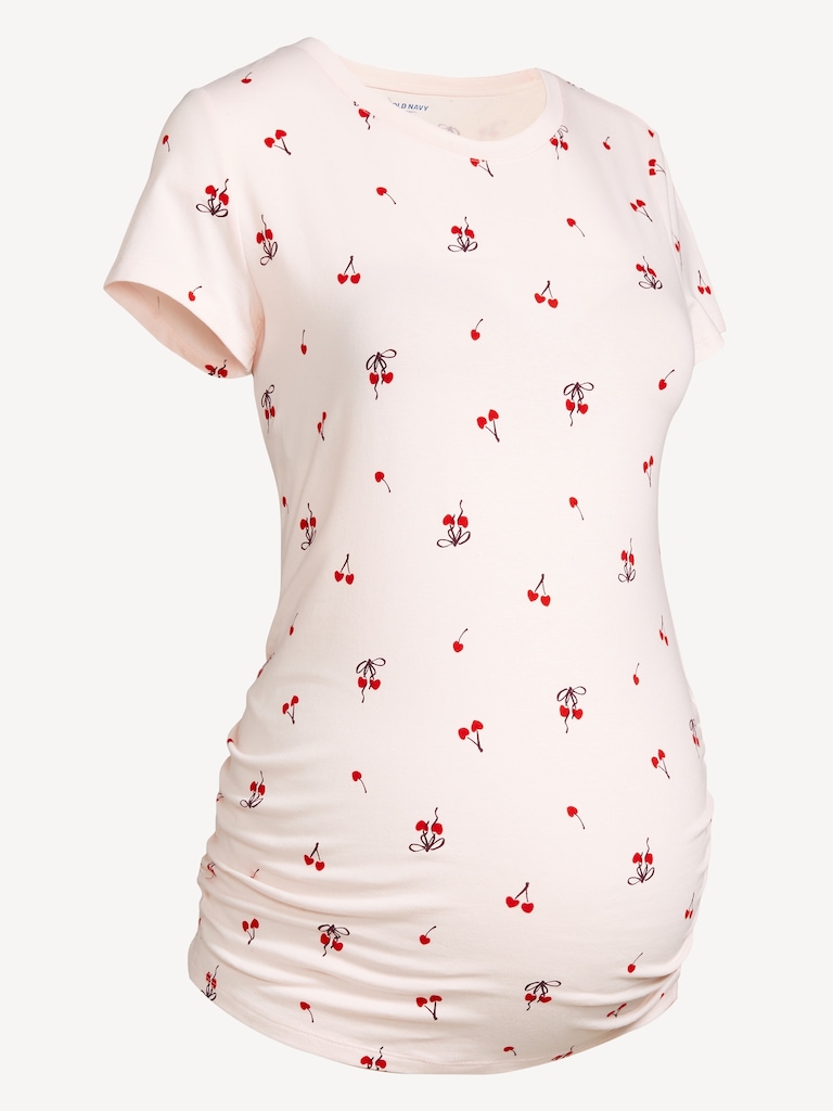 Maternity Crew Neck T-Shirt