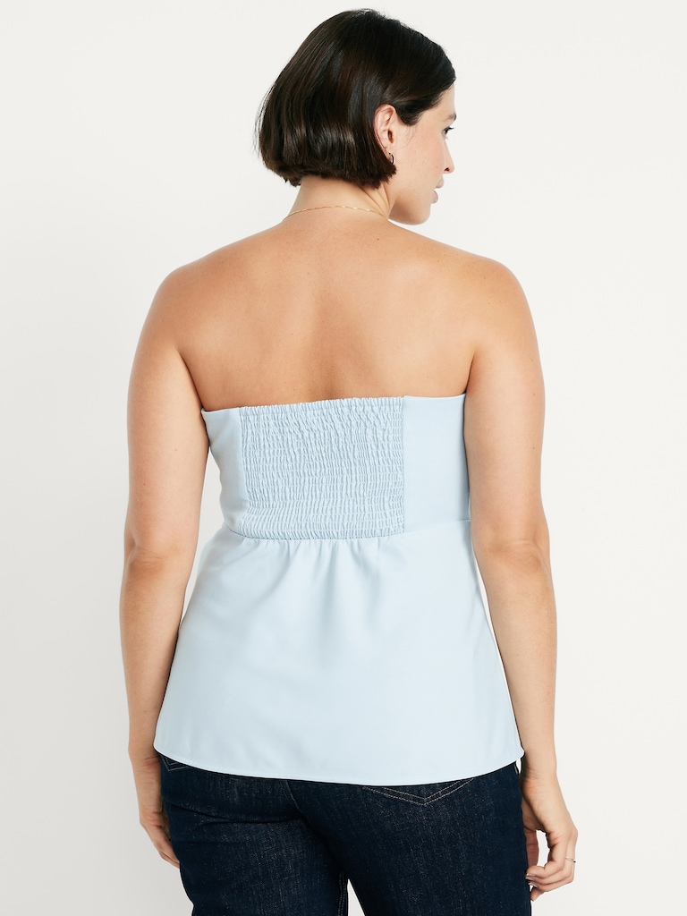 Fitted Strapless Top