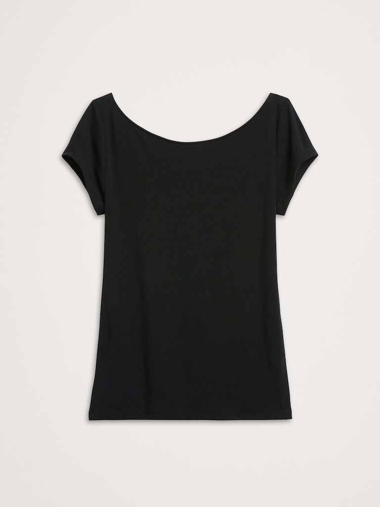 Refined Scoop-Neck T-Shirt