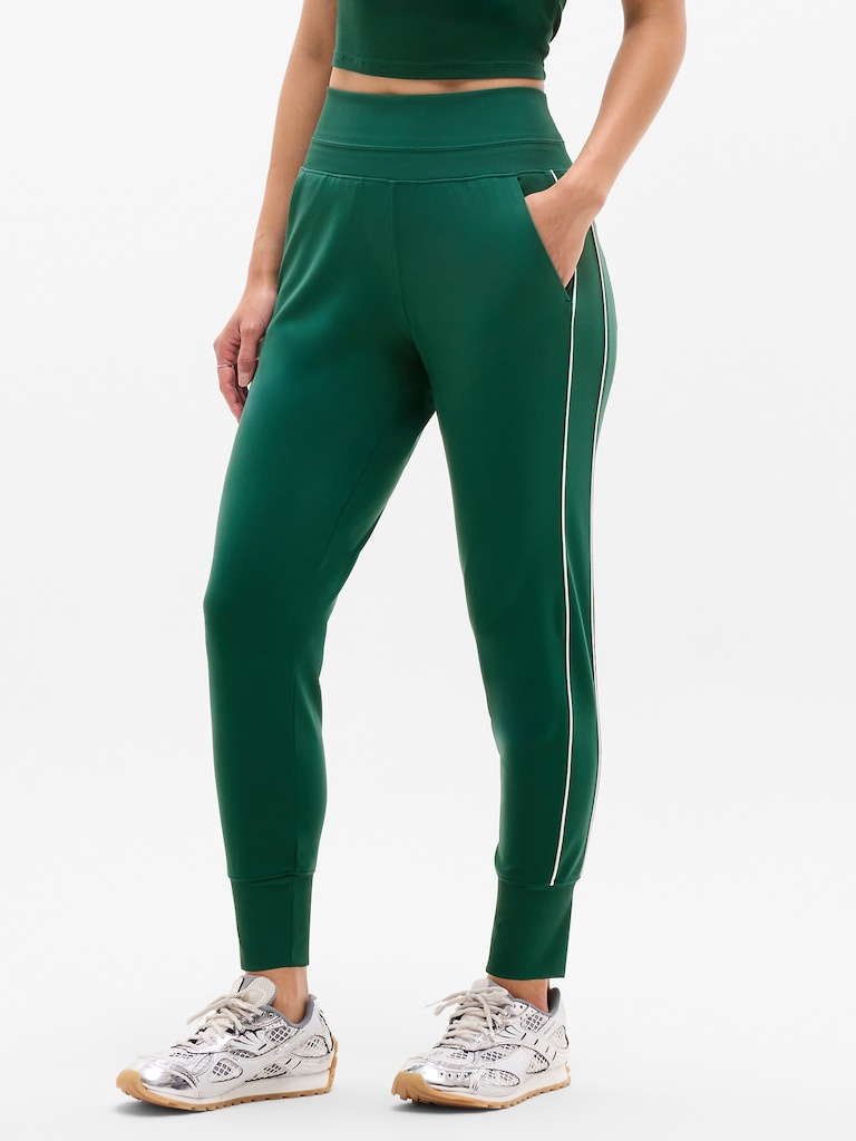 Venice High Rise Track Stripe Jogger