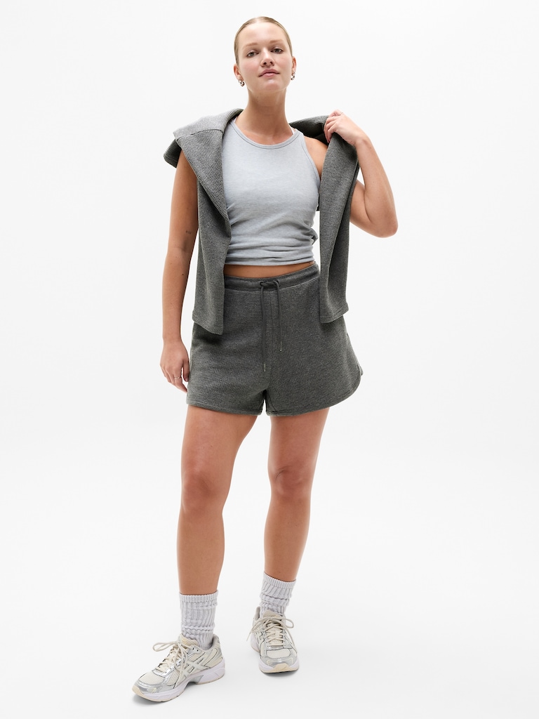 Tranquil Mid Rise Waffle Short