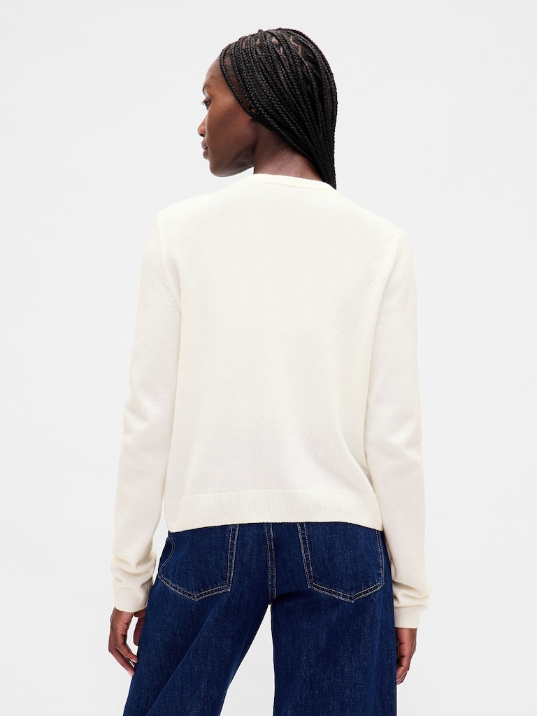 CashSoft Crop Cardigan