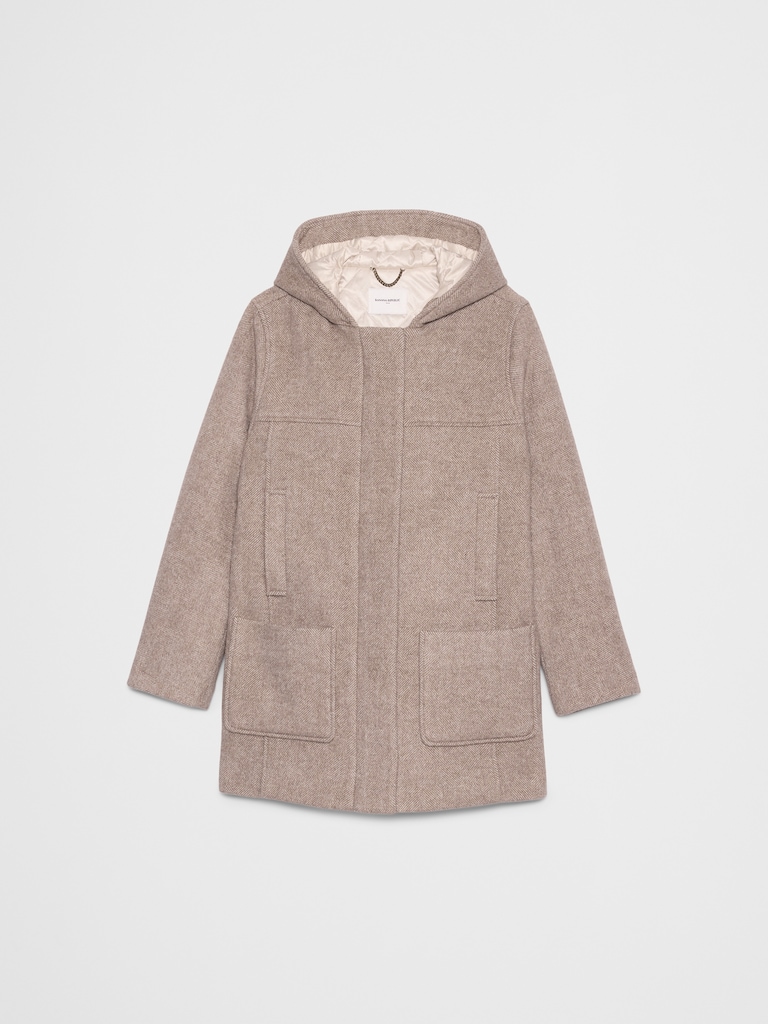 Melton Hooded Jacket