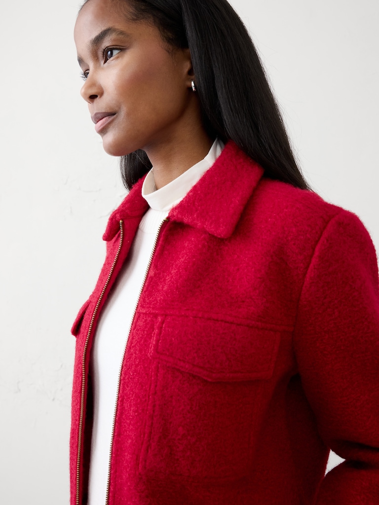 Boucle Cropped Jacket