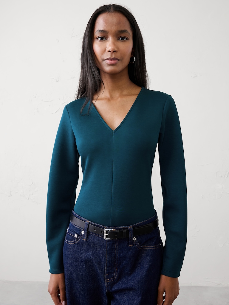 Soft Touch Seamed Top