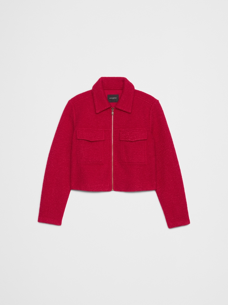 Boucle Cropped Jacket