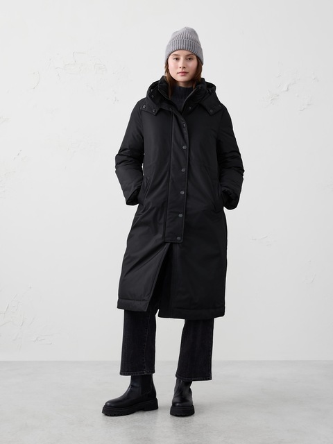 Veste Matelassée Doublée Duvet Banana Republic - Taille S - Noir - Fermeture éclair Intégrale - Occasion Très Bon état