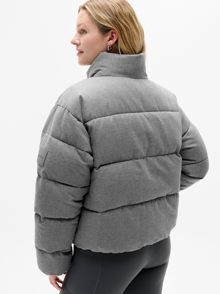 Halo Flannel Puffer Jacket