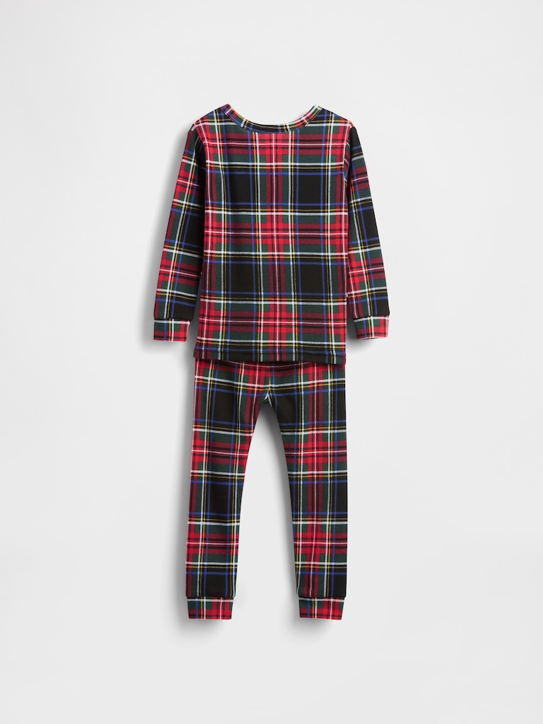 Kids & Baby Organic Brushed Cotton Holiday PJ Set