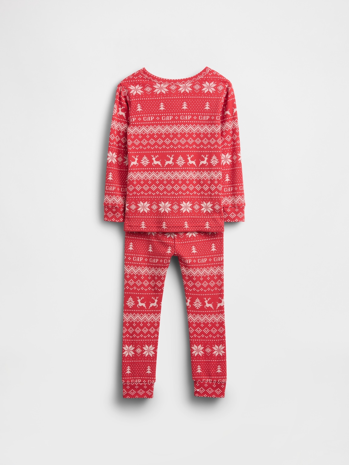 Kids & Baby Organic Brushed Cotton Holiday PJ Set