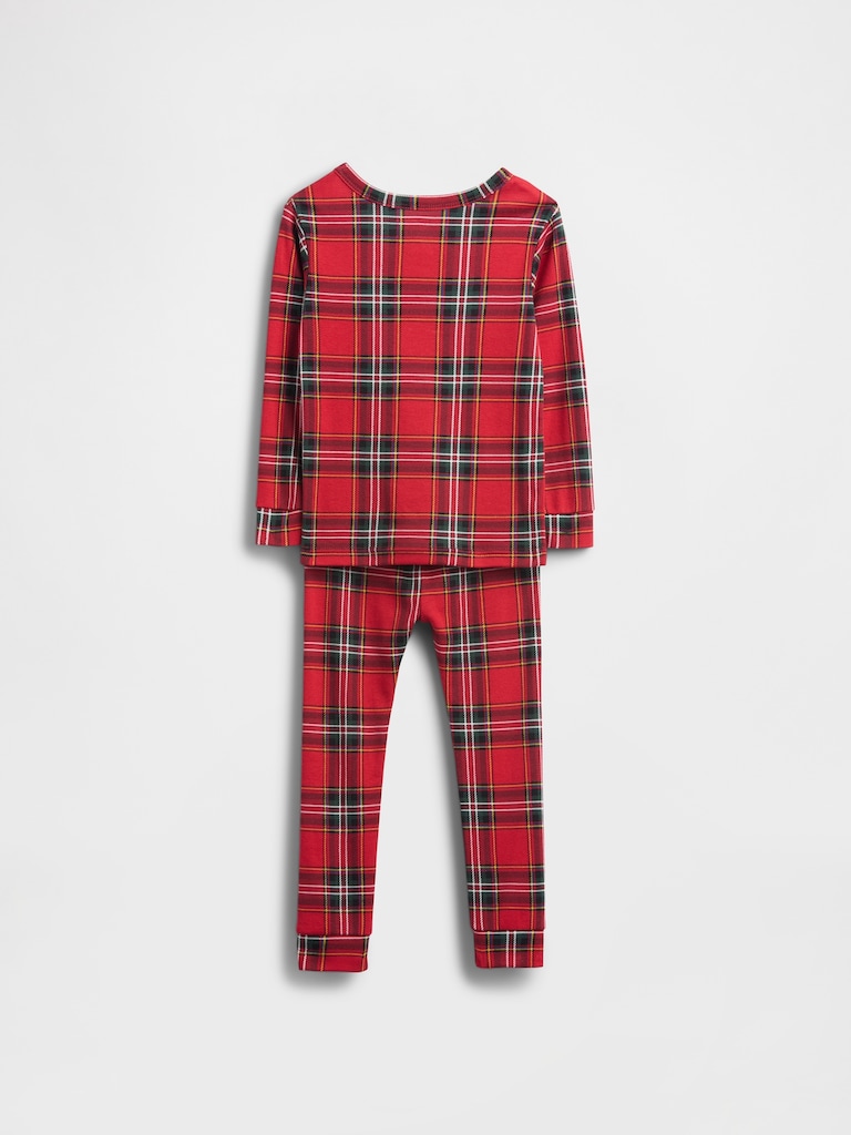 Kids & Baby Organic Brushed Cotton Holiday PJ Set