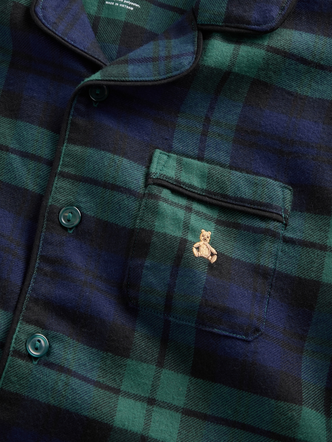 Kids Recycled Flannel PJ Set