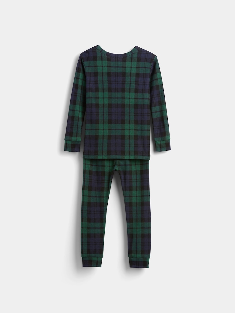 Kids & Baby Organic Brushed Cotton Holiday PJ Set