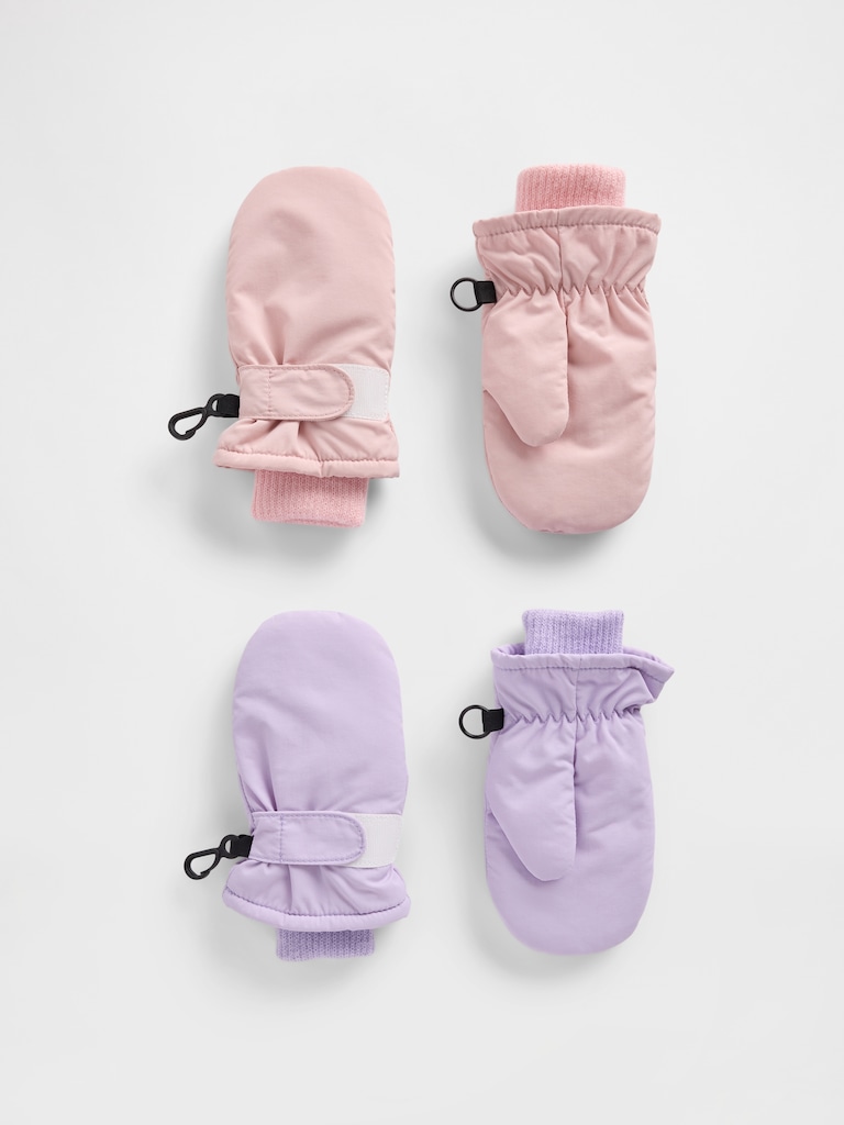 Toddler Snow Mittens (2-Pack)