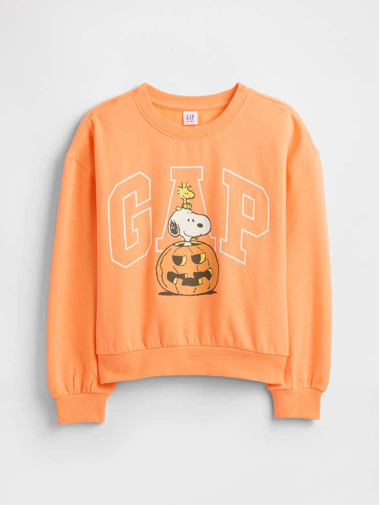 GapKids Peanuts Oversized Wedge Logo Sweatshirt