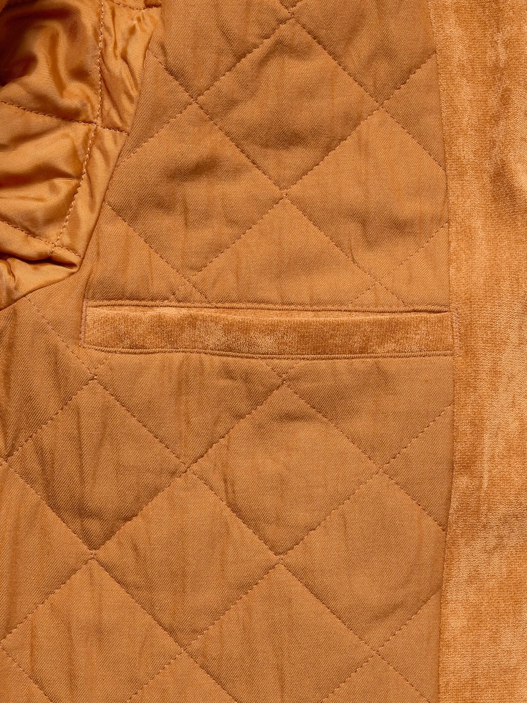 Quilted Chenille & Canvas Field Jacket
