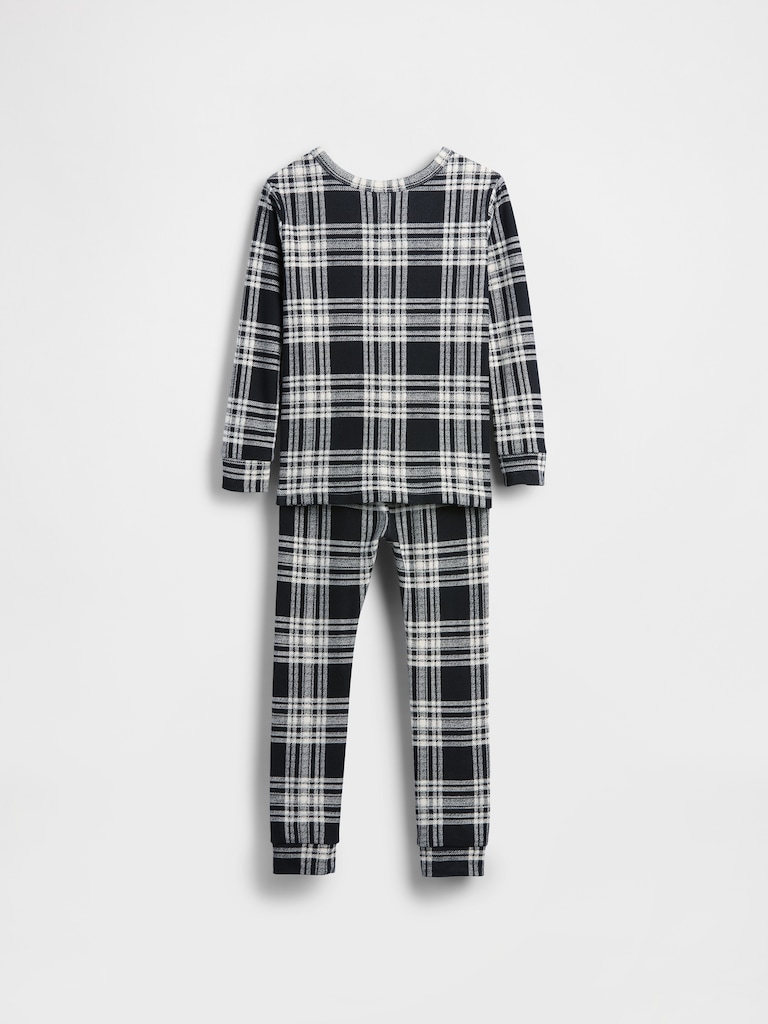 Kids & Baby Organic Brushed Cotton Holiday PJ Set