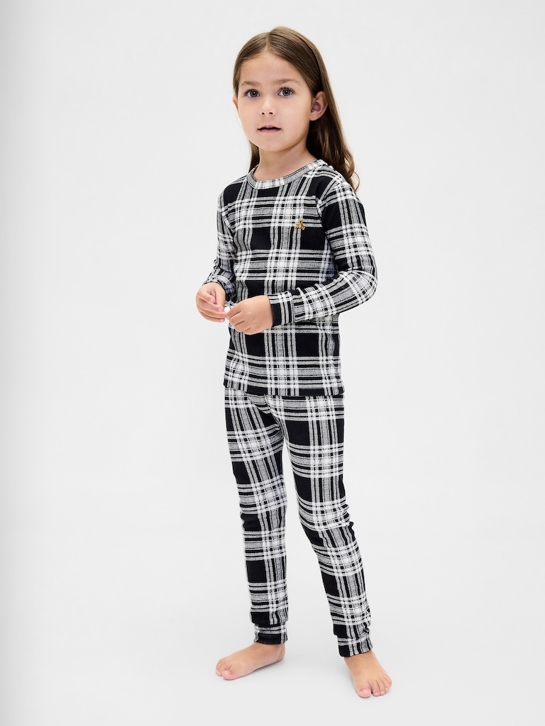 Kids & Baby Organic Brushed Cotton Holiday PJ Set