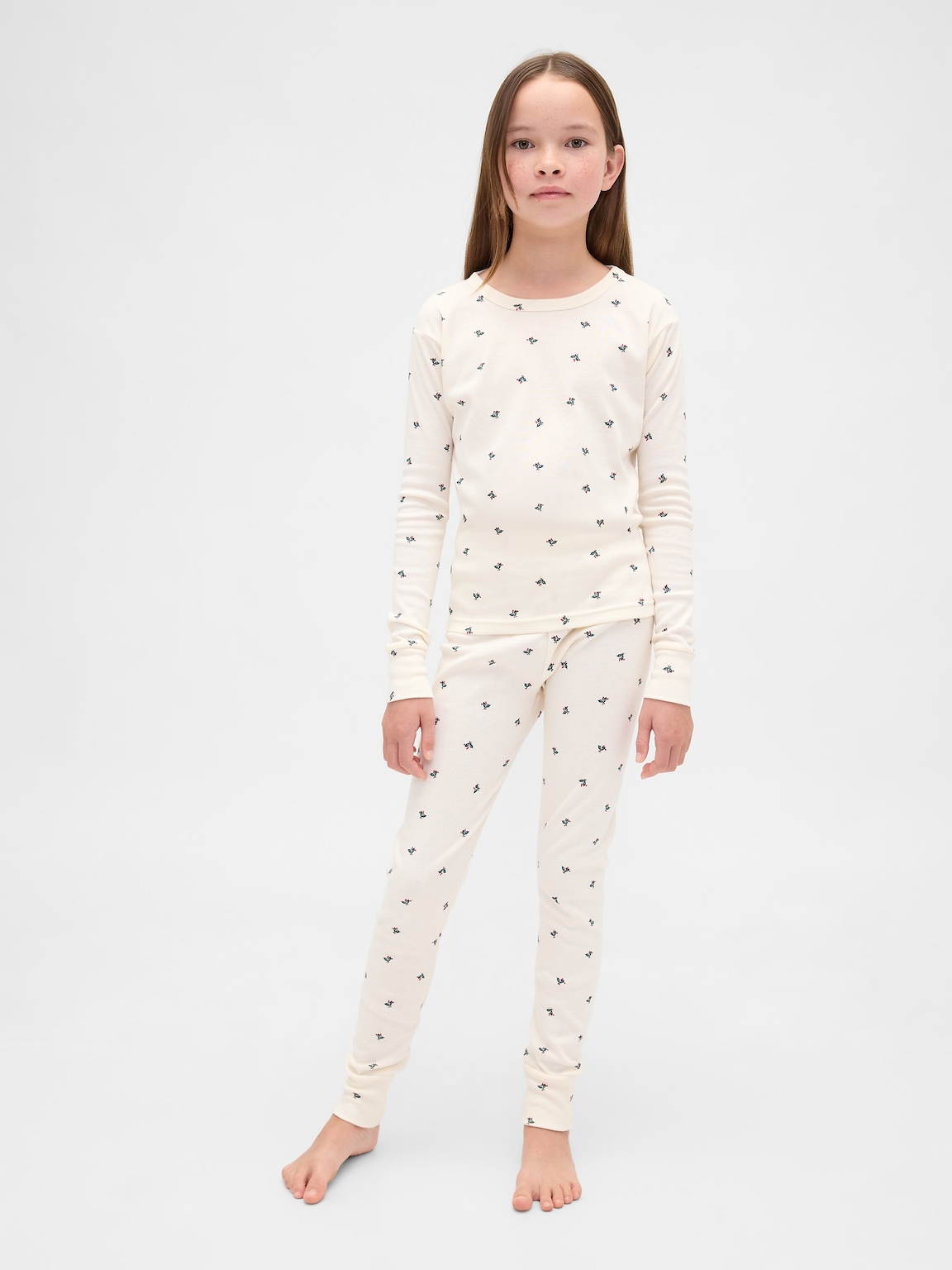 Kids & Baby Organic Brushed Cotton Holiday PJ Set