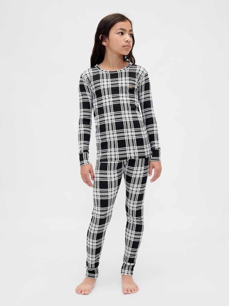 Kids & Baby Organic Brushed Cotton Holiday PJ Set