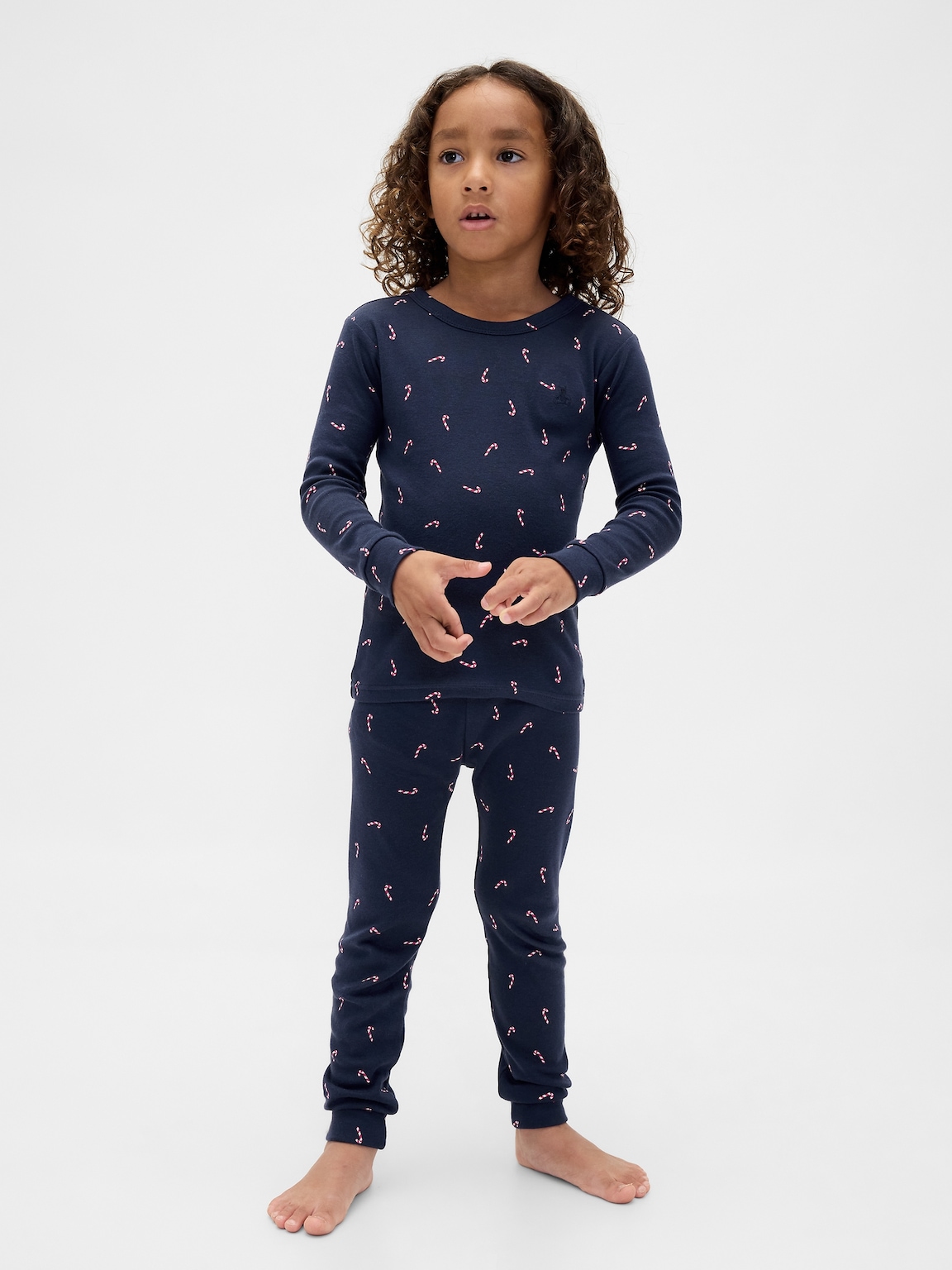 Kids & Baby Organic Brushed Cotton Holiday PJ Set