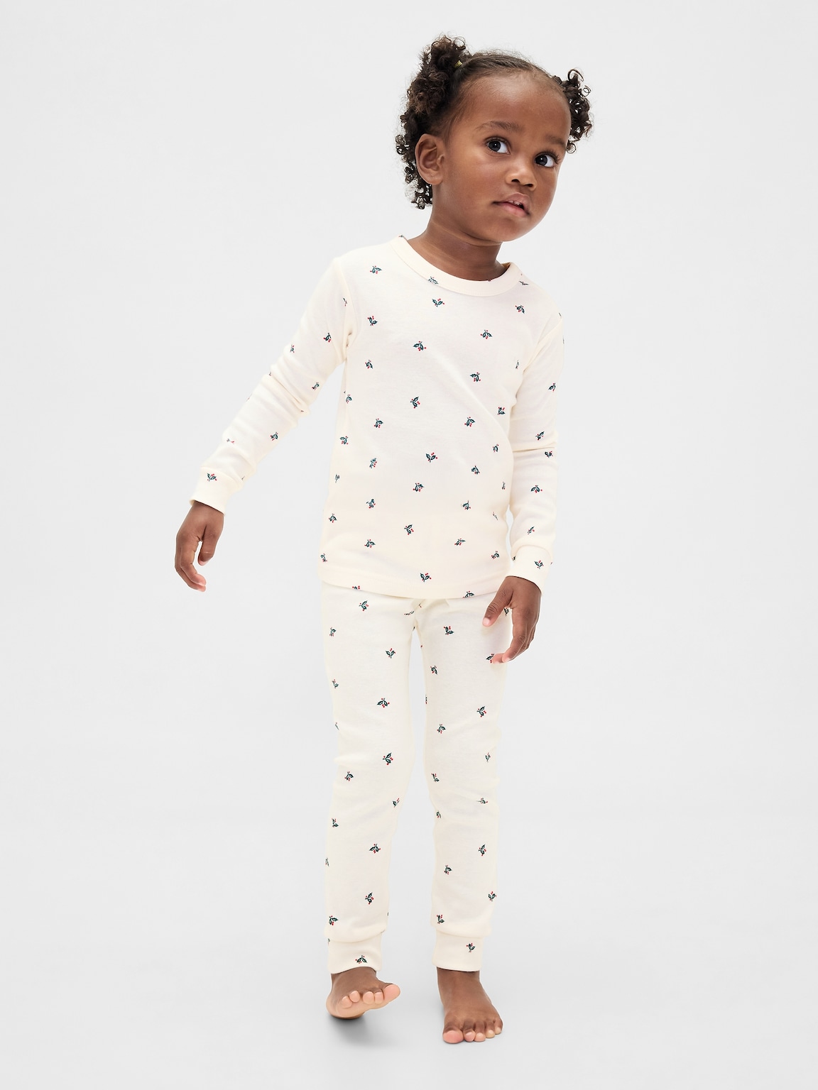 Kids & Baby Organic Brushed Cotton Holiday PJ Set