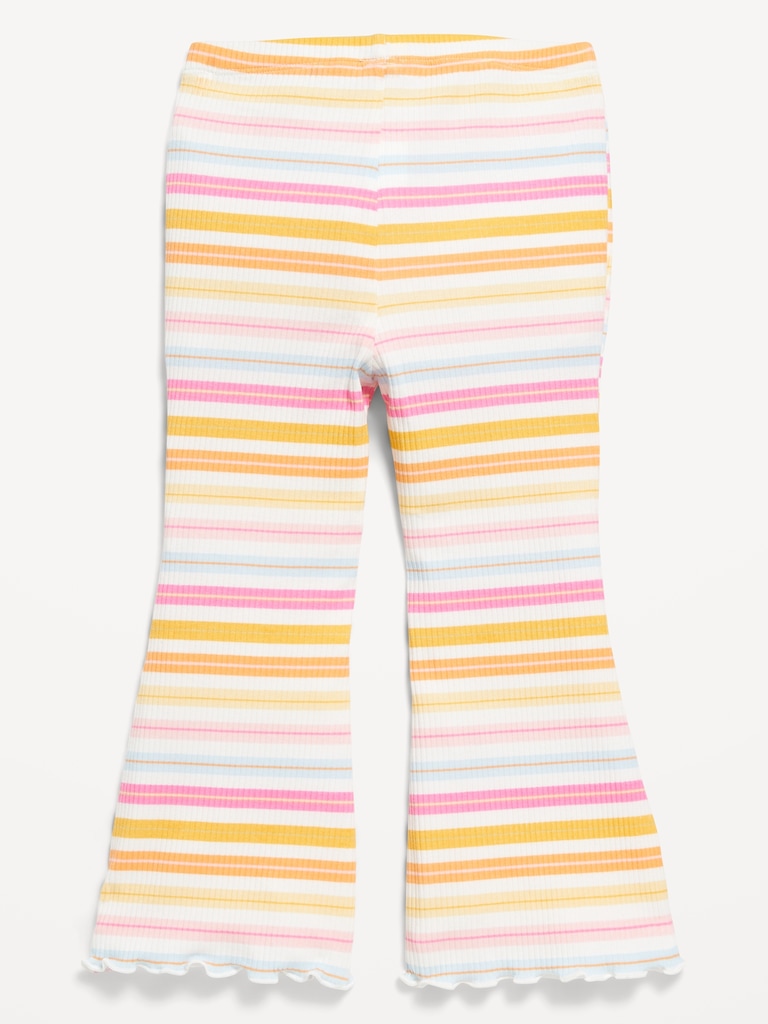 Ribbed Flare Leggings for Toddler Girls