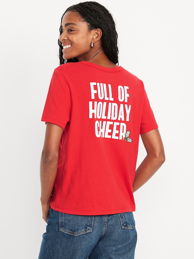 EveryWear Crew-Neck Graphic T-Shirt