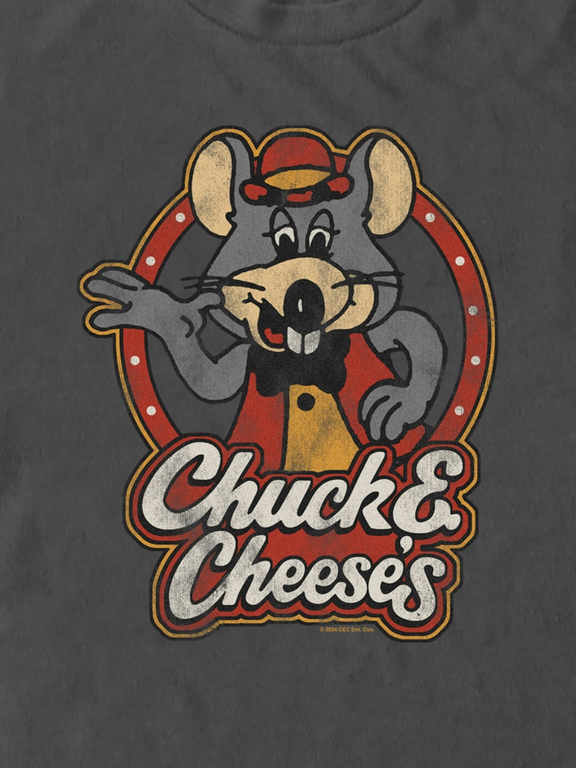 Chuck E Cheese Retro Logo Graphic T-Shirt
